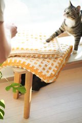Waffle Puff Blanket